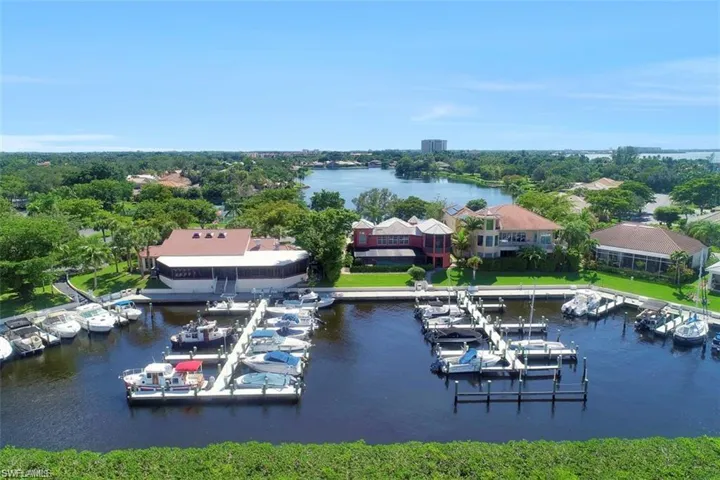 View of the marina from the Blue Coyote Supper Club.