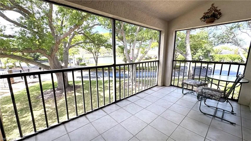 View from the 2nd-floor screened balcony.