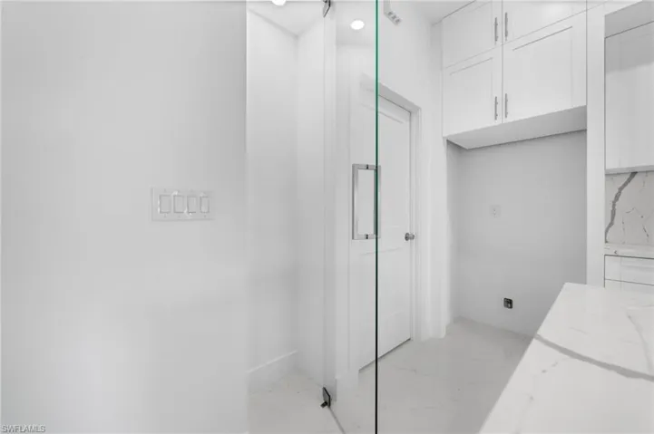 Bathroom featuring tile patterned flooring