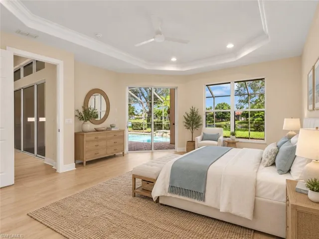 Primary Bedroom After Photo includes reality staging to showcase the possibility of the bedroom’s potential. Design services are included with the purchase!