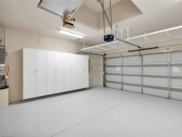 Garage with lots of storage