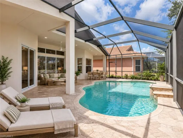Pool Deck After Photo includes reality staging to showcase the possibility of the patio’s potential. Design services are included with the purchase!