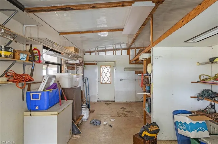 Basement featuring plenty of natural light