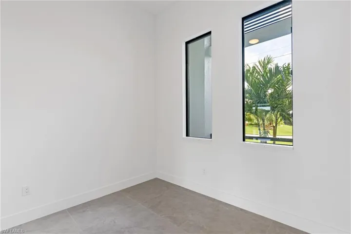 View of tiled empty room
