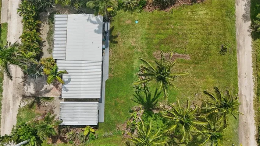 View from above of property
