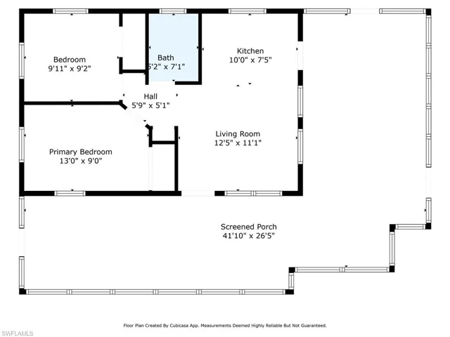 View of floor plan / room layout