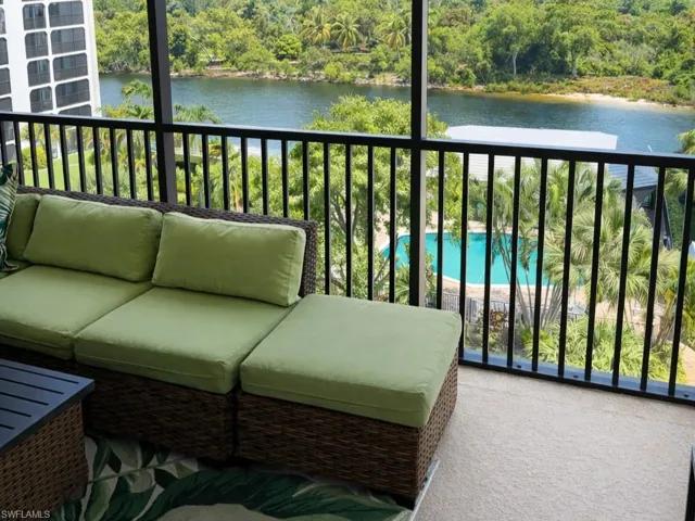 Water and pool view from the lanai