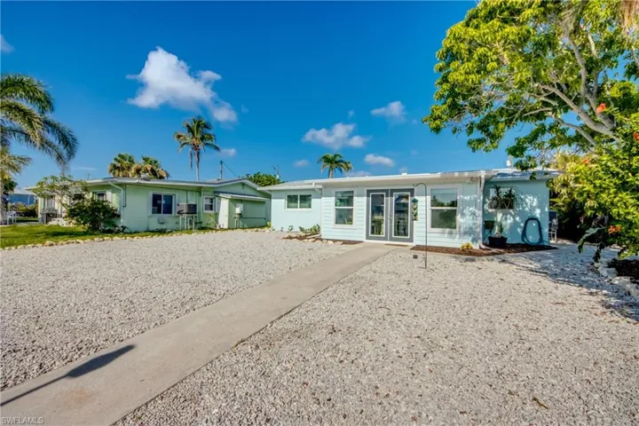View of back of property