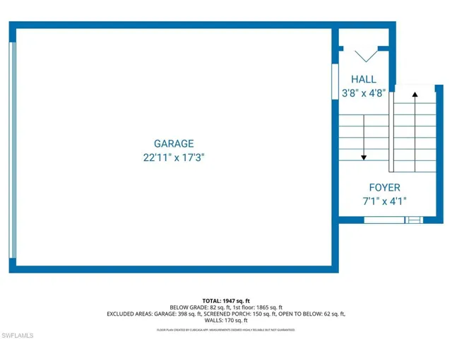 View of floor plan / room layout