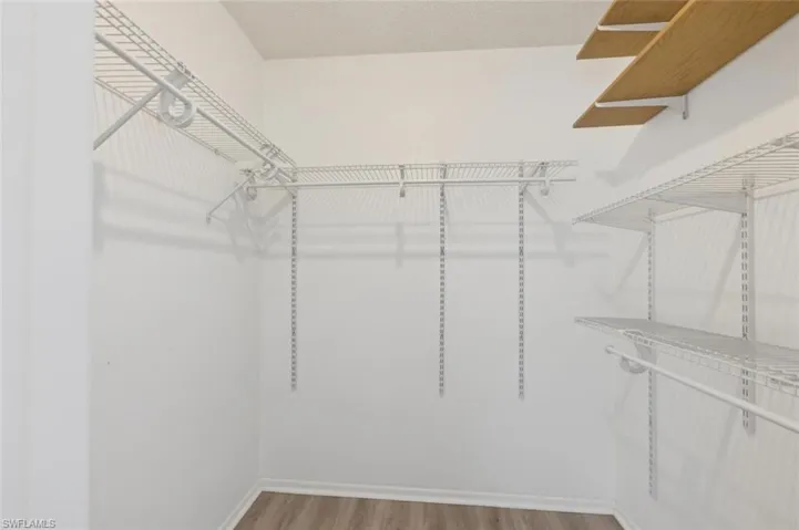 Large walk in closet