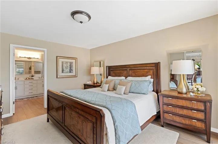 Bedroom with ensuite bath