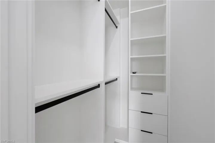 View of spacious closet