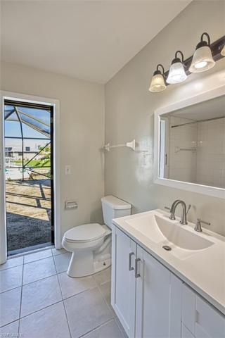 Master Bath with pool entry