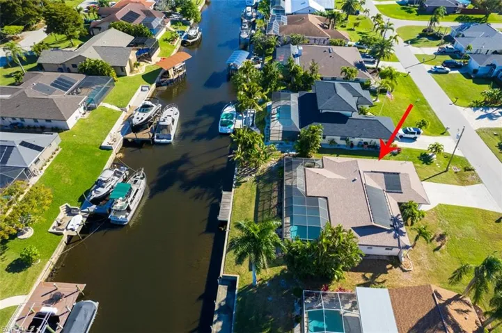 Aerial view of 80' Fermi Canal