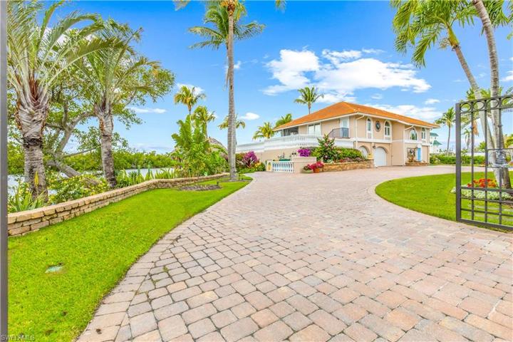 Front Gated Driveway Entry