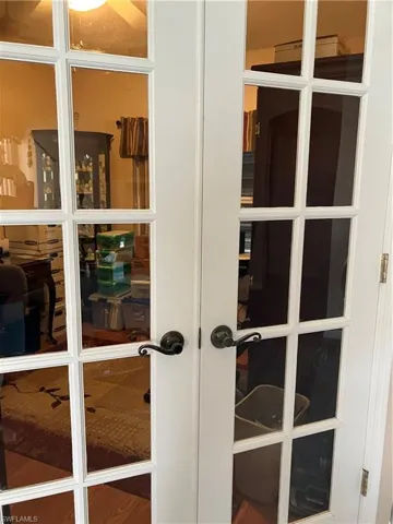 Room details with french doors