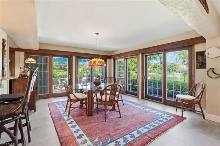 Relaxing water views and inviting space for food and fellowship