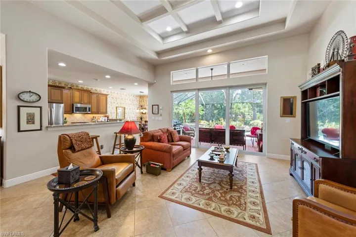 Great room looking into kitchen