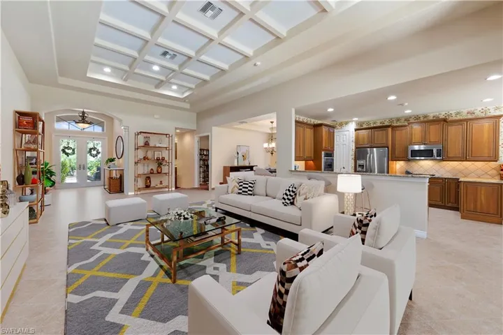 ***VIRTUALLY STAGED*** Great room looking back to foyer