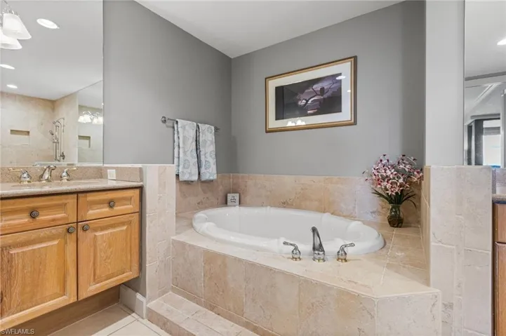 Soaking tub.