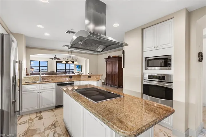 Stainless steel appliances.