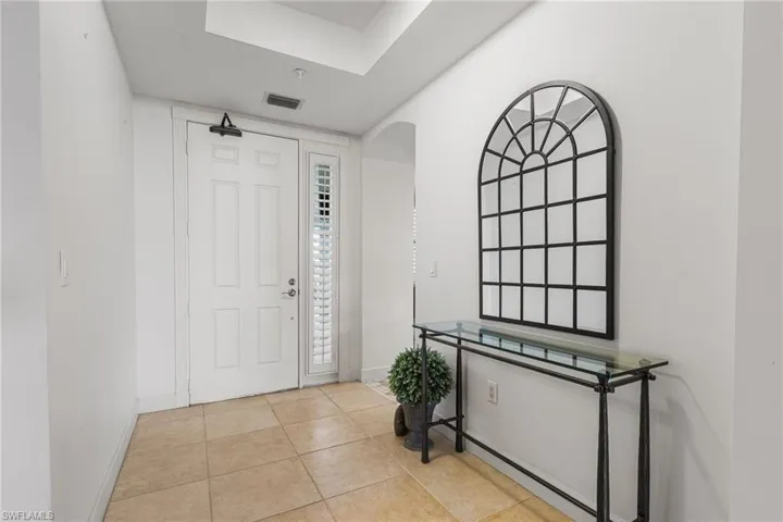 Foyer entryway.