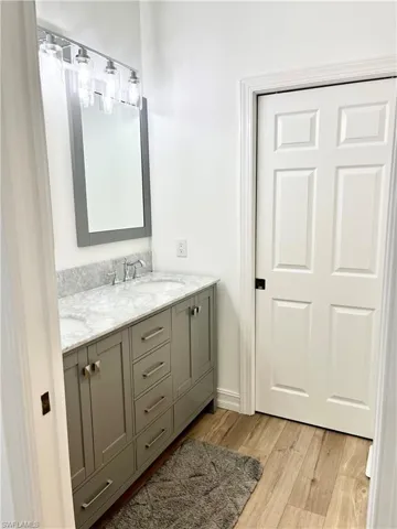 Bathroom 2 with double vanity Jack and Jill bathroom