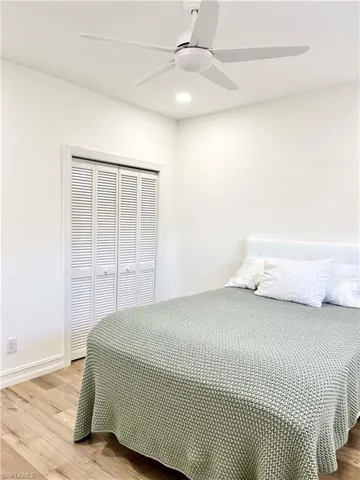 Bedroom 4 featuring ceiling fan