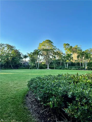 View of property's yard with a lawn
