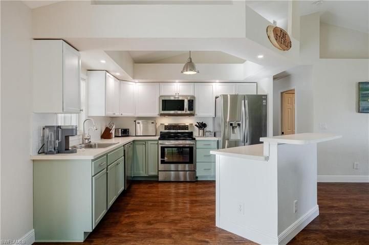 multiple angles of kitchen