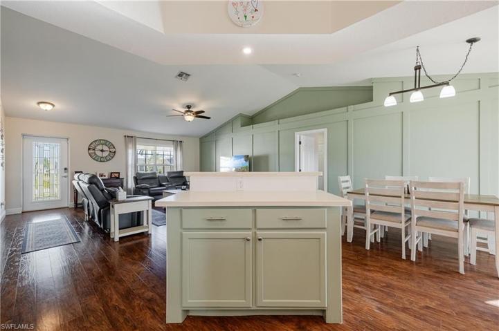 Kitchen Island view