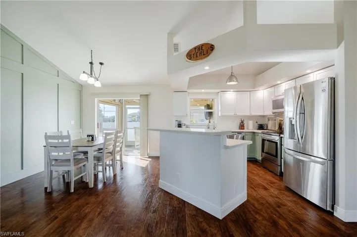 View of Kitchen and dining area