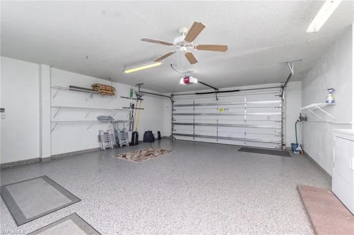 2-Car Garage with Epoxy Floors!