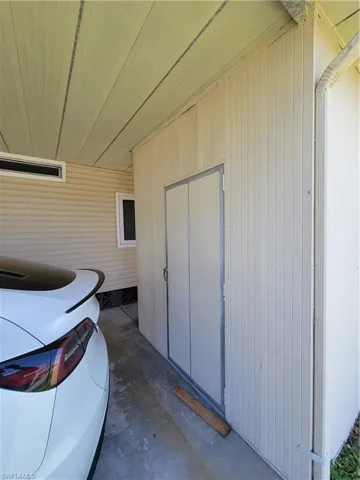 View of exterior entry