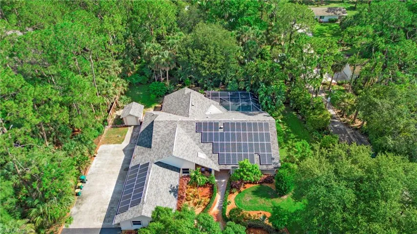 Aerial view of property and surrounding area