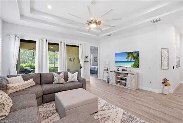 Perfect for entertaining with sliding doors that open to the spacious lanai.