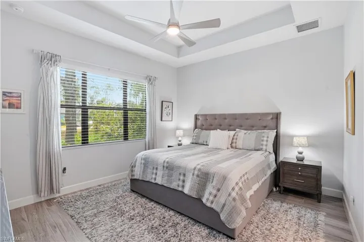 Spacious primary bedroom with ensuite bathroom.