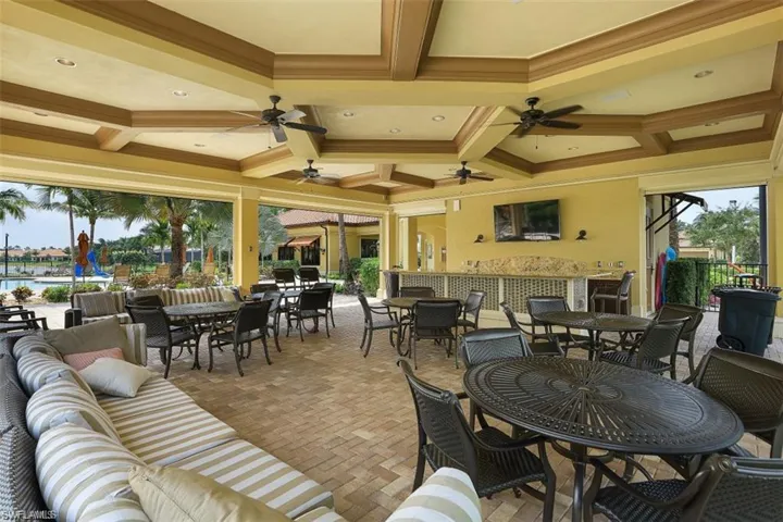 Community clubhouse -- this is where neighbors gather together for special community events.