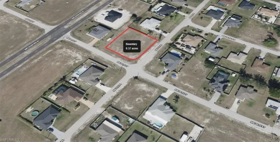 Map / location with property boundaries highlighted