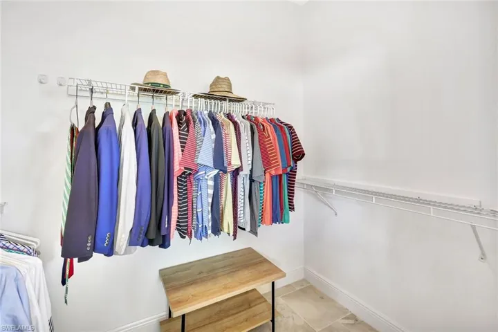 Primary bedroom closet