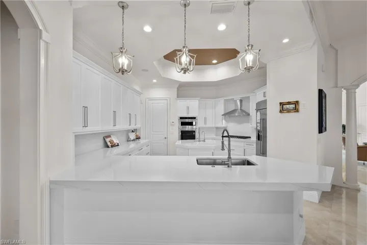 Room for stools at the counter