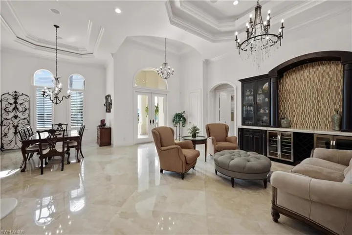 View toward front door