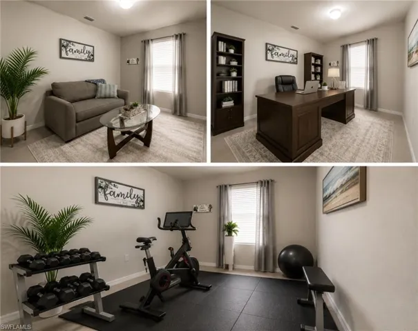 Den / flex room examples