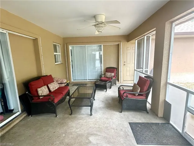 Screened lanai
