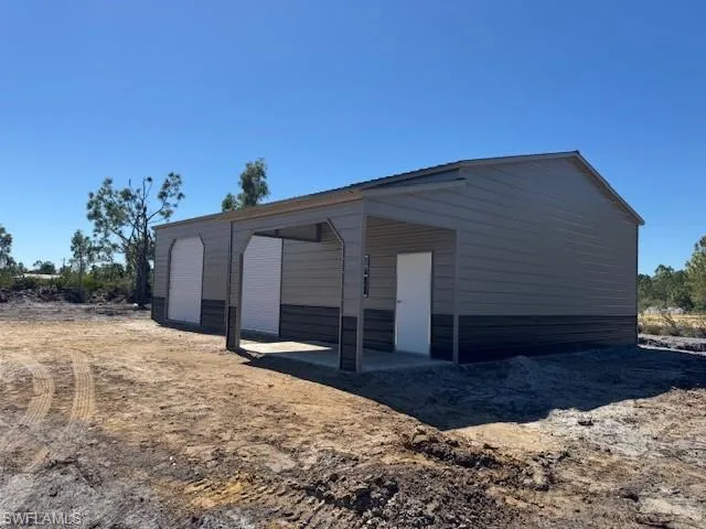 View of outdoor structure