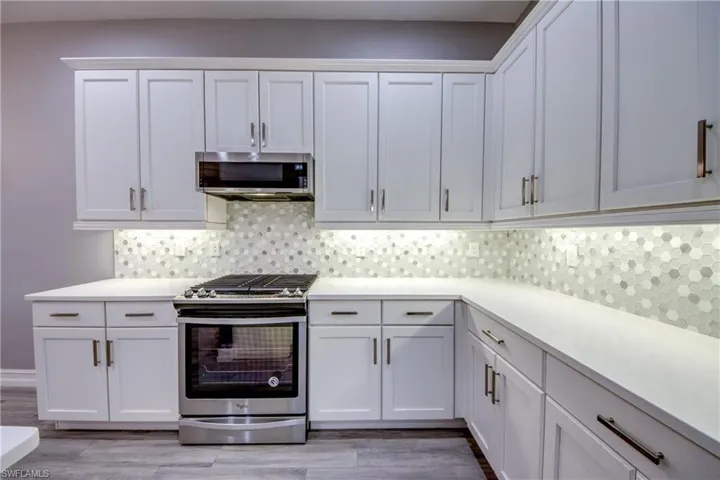 Ample prep and serving space