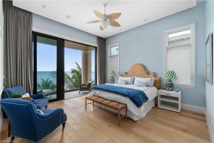 Master suite with private balcony