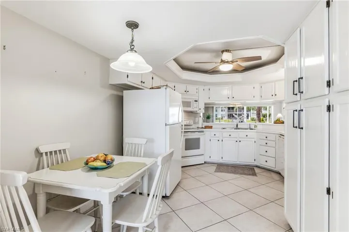 Breakfast nook for casual dining