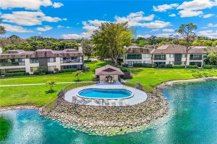 Aerial of pool