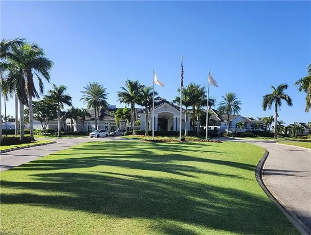 Front of clubhouse